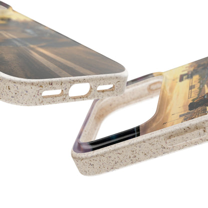 Motorcycle Road Trip Biodegradable Phone Case