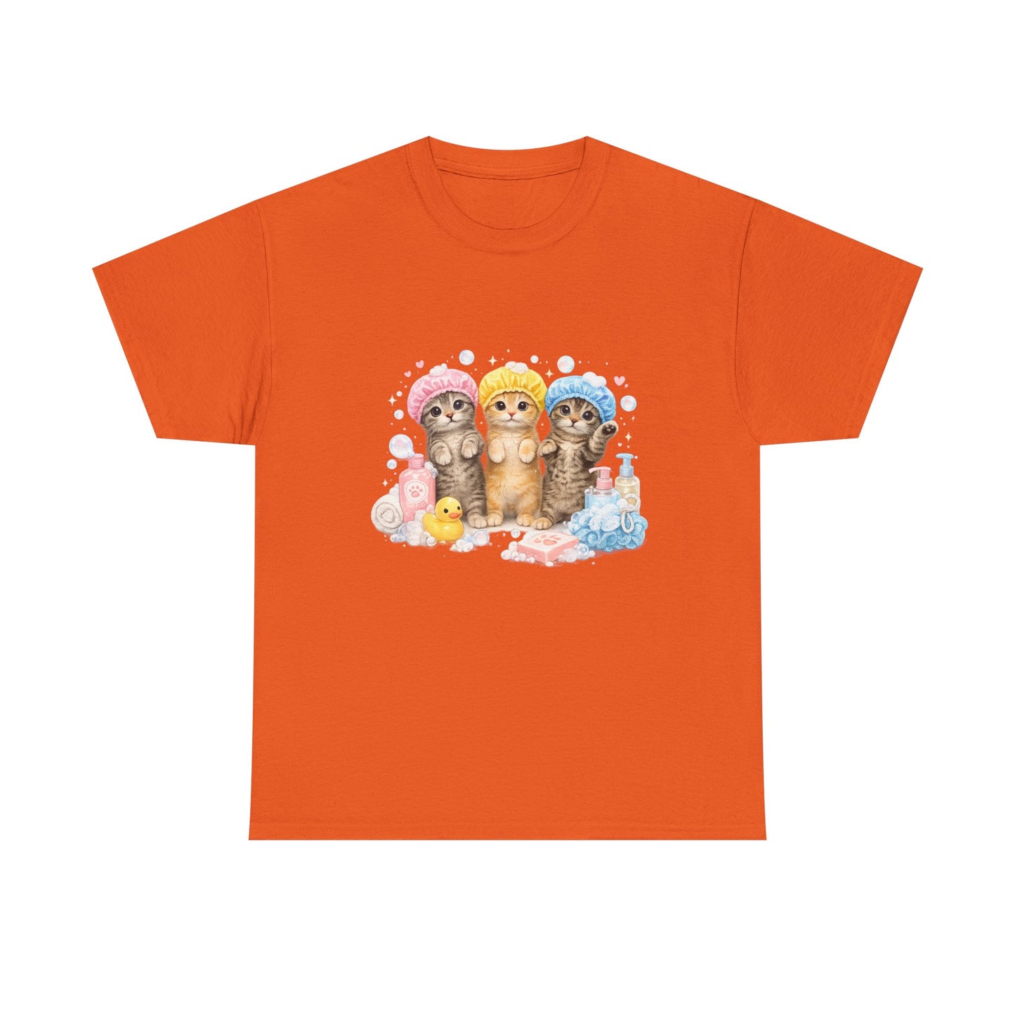 Cute Kittens Bath Time T-Shirt