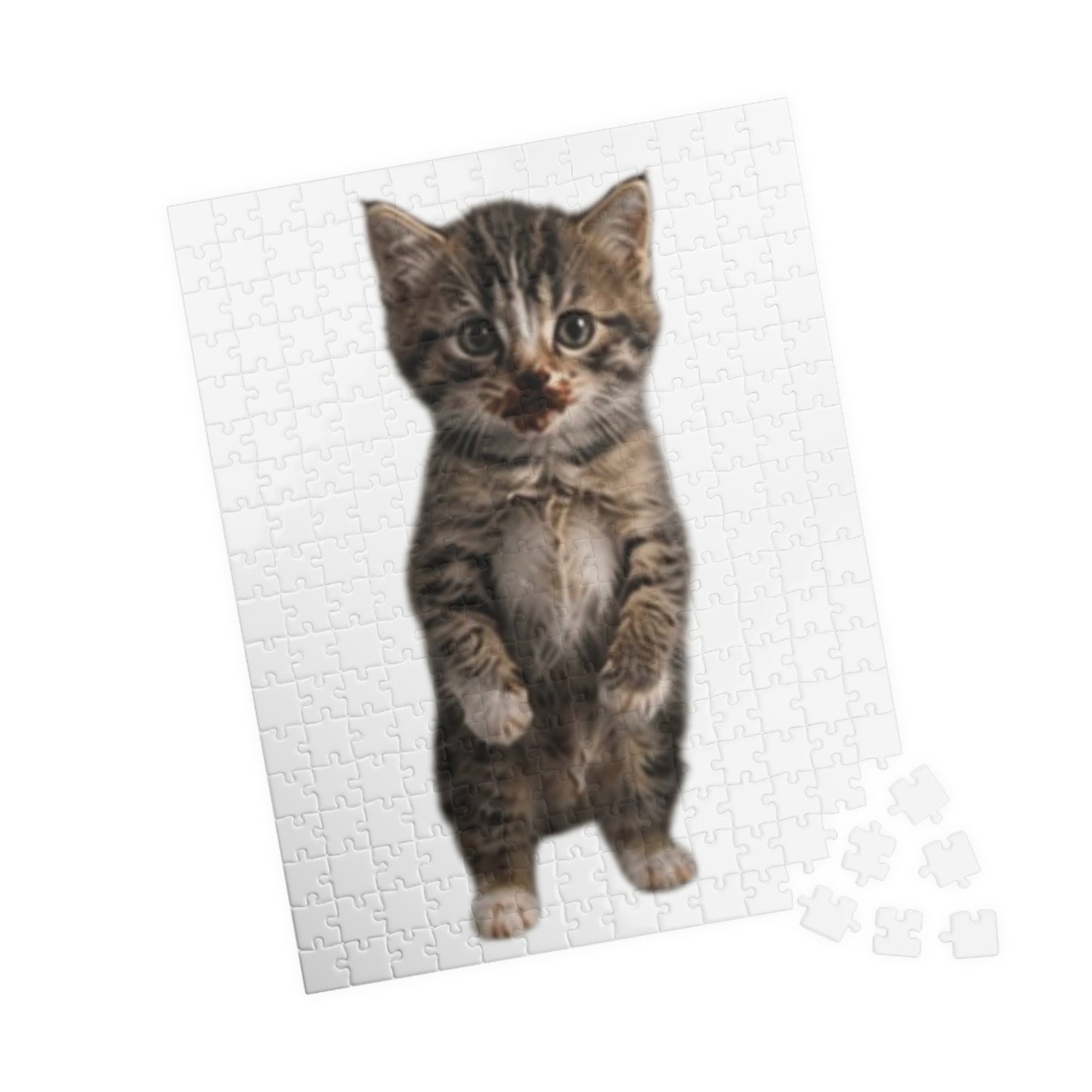 Cute Standing Tabby Kitten Jigsaw Puzzle