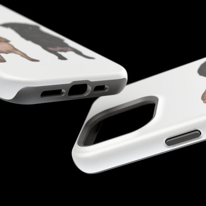 Pug Duo Magnetic Impact-Resistant Phone Case