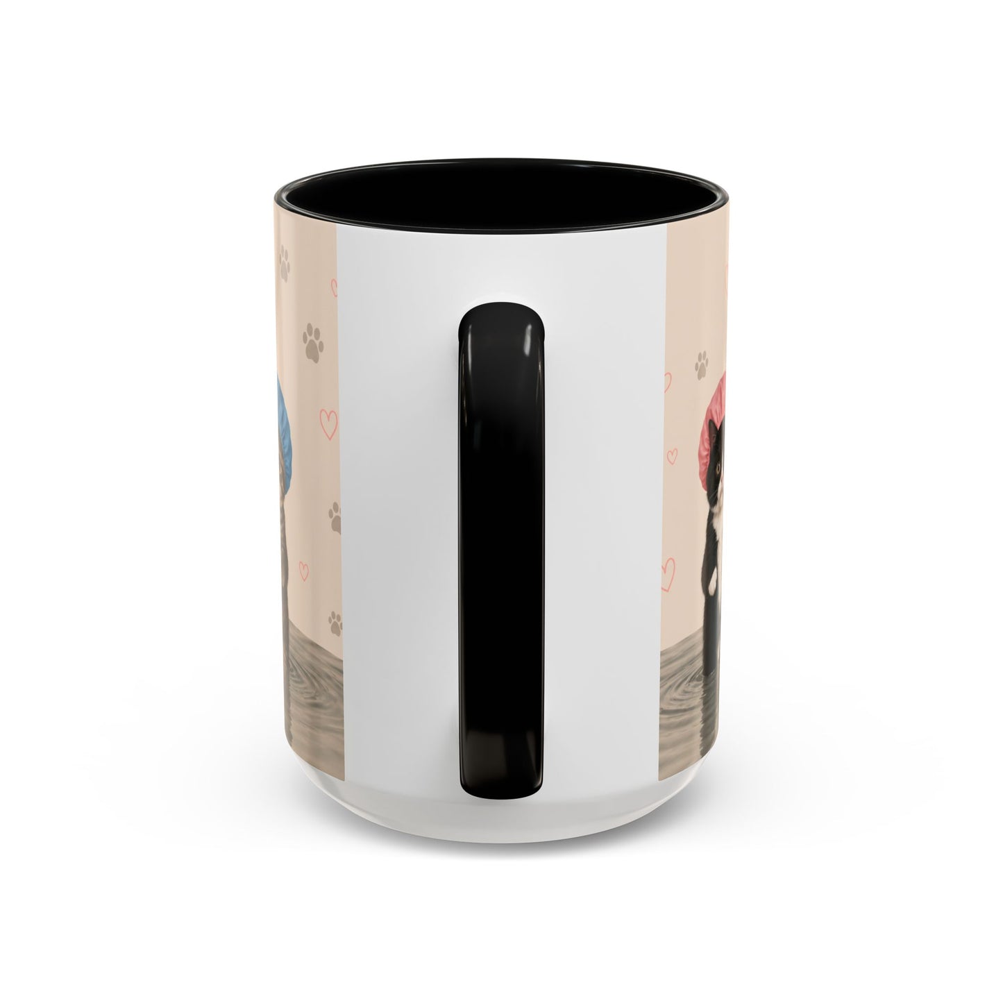 Cute Kittens in Shower Caps Accent Coffee Mug – 11/15oz