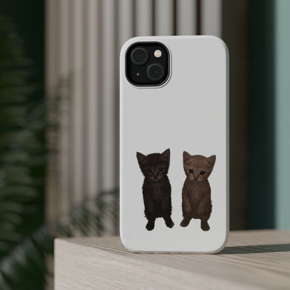 Cute Kittens Magnetic Impact-Resistant Phone Case