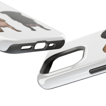 Pug Duo Magnetic Impact-Resistant Phone Case