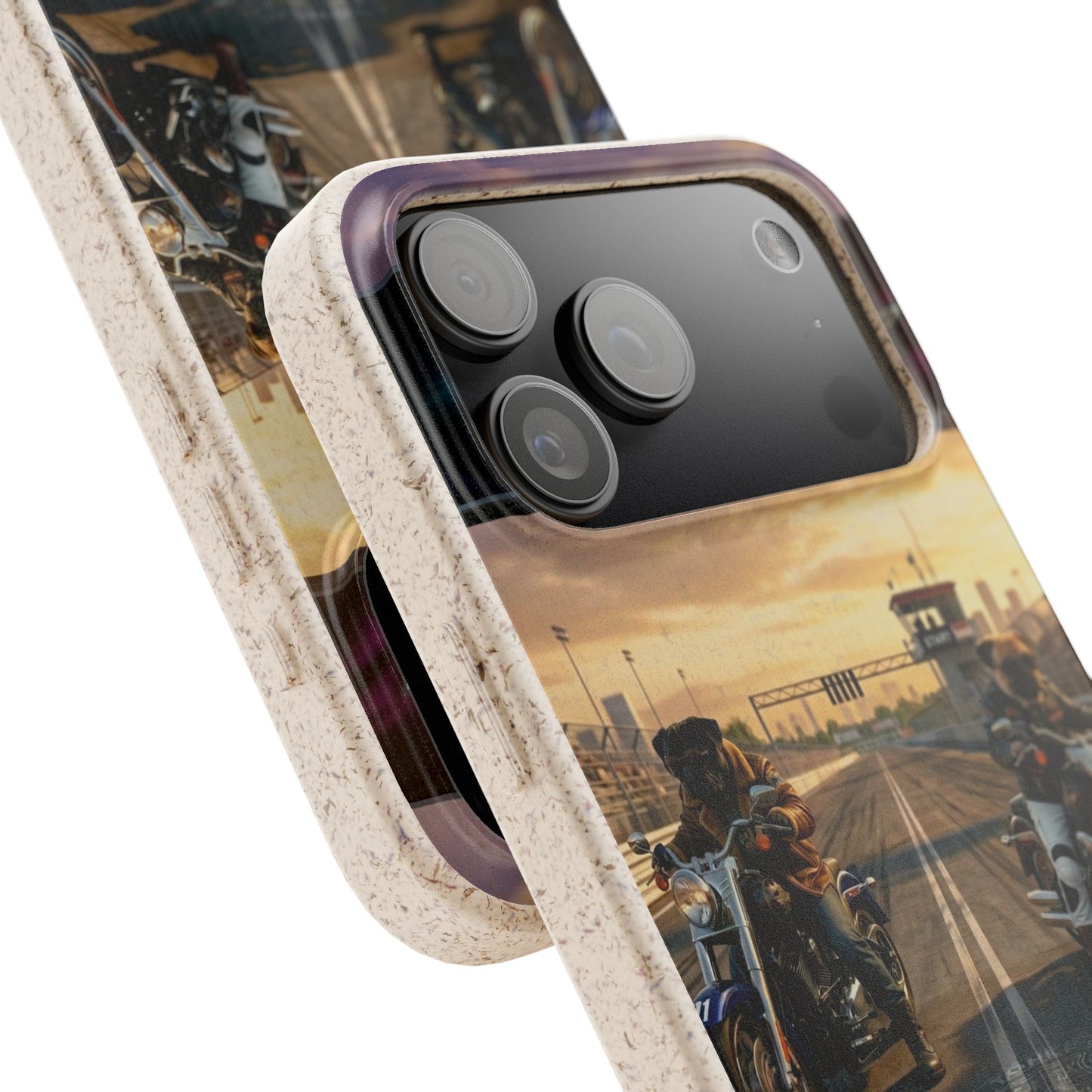 Motorcycle Road Trip Biodegradable Phone Case