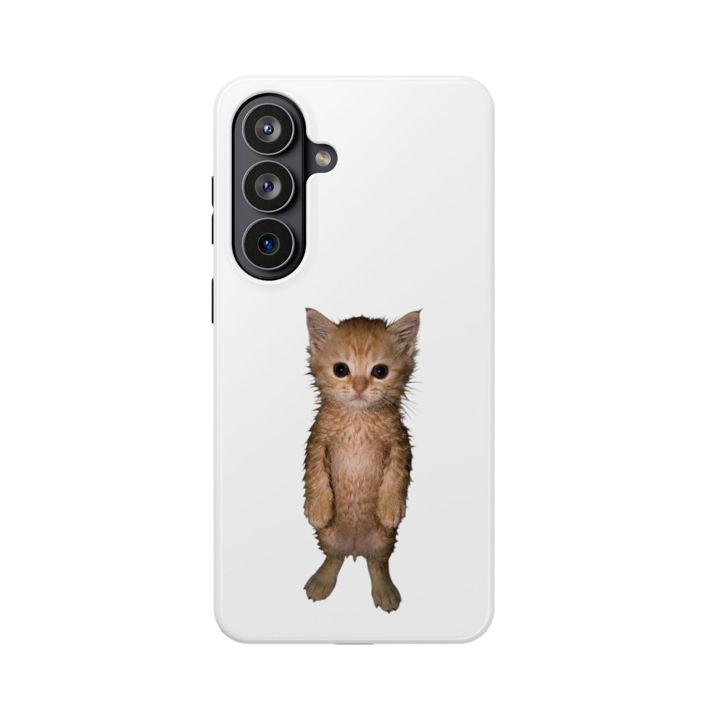 Cute Standing Kitten Magnetic Impact-Resistant Phone Case