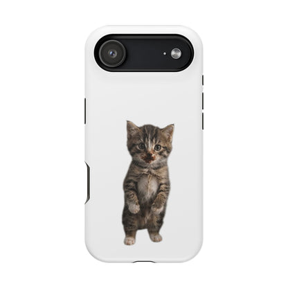 Cute Standing Kitten Magnetic Impact-Resistant Phone Case