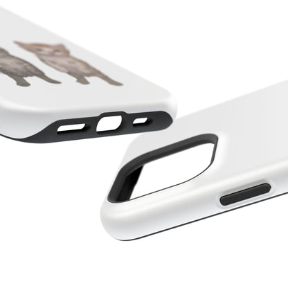 Duo Cute Kitten  Magnetic Impact-Resistant Phone Case