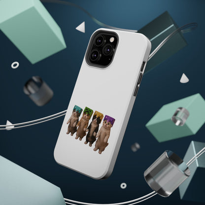 Dancing Kittens Minecraft Helmet Magnetic Impact-Resistant Phone Case