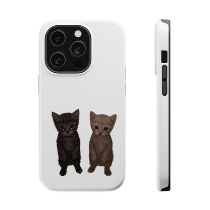 Cute Kittens Magnetic Impact-Resistant Phone Case