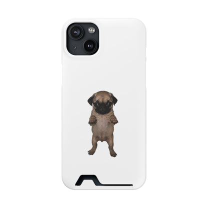 Pug Puppy Card-Holder Phone Case