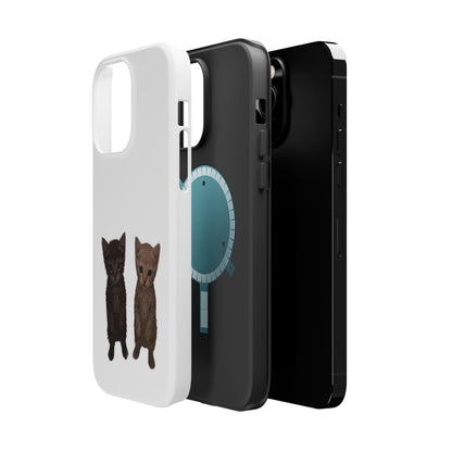 Cute Kittens Magnetic Impact-Resistant Phone Case