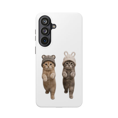 Cute Kittens in Hats Magnetic Impact Phone Case