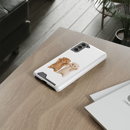 Cute Kittens Phone Case with Card Holder