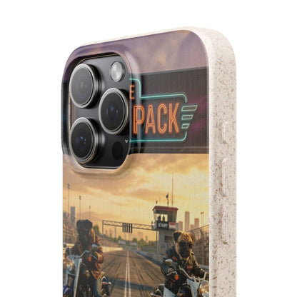 Motorcycle Road Trip Biodegradable Phone Case