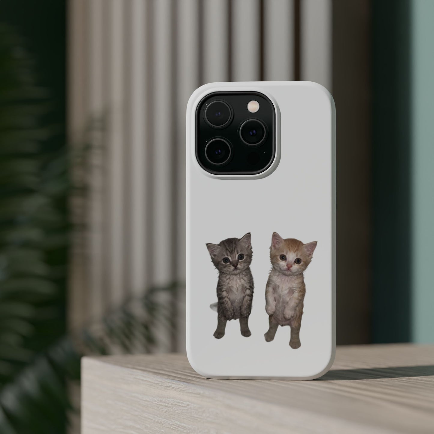 Duo Cute Kitten  Magnetic Impact-Resistant Phone Case