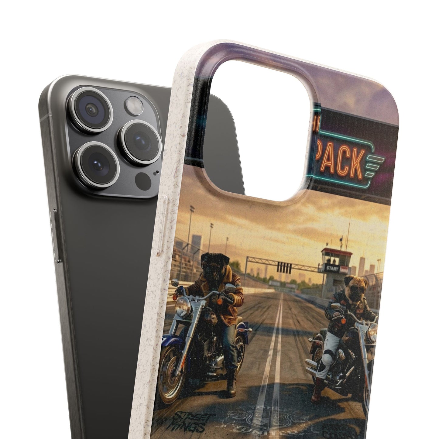 Motorcycle Road Trip Biodegradable Phone Case
