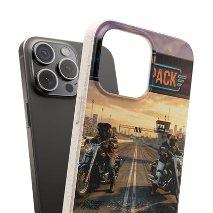 Motorcycle Road Trip Biodegradable Phone Case