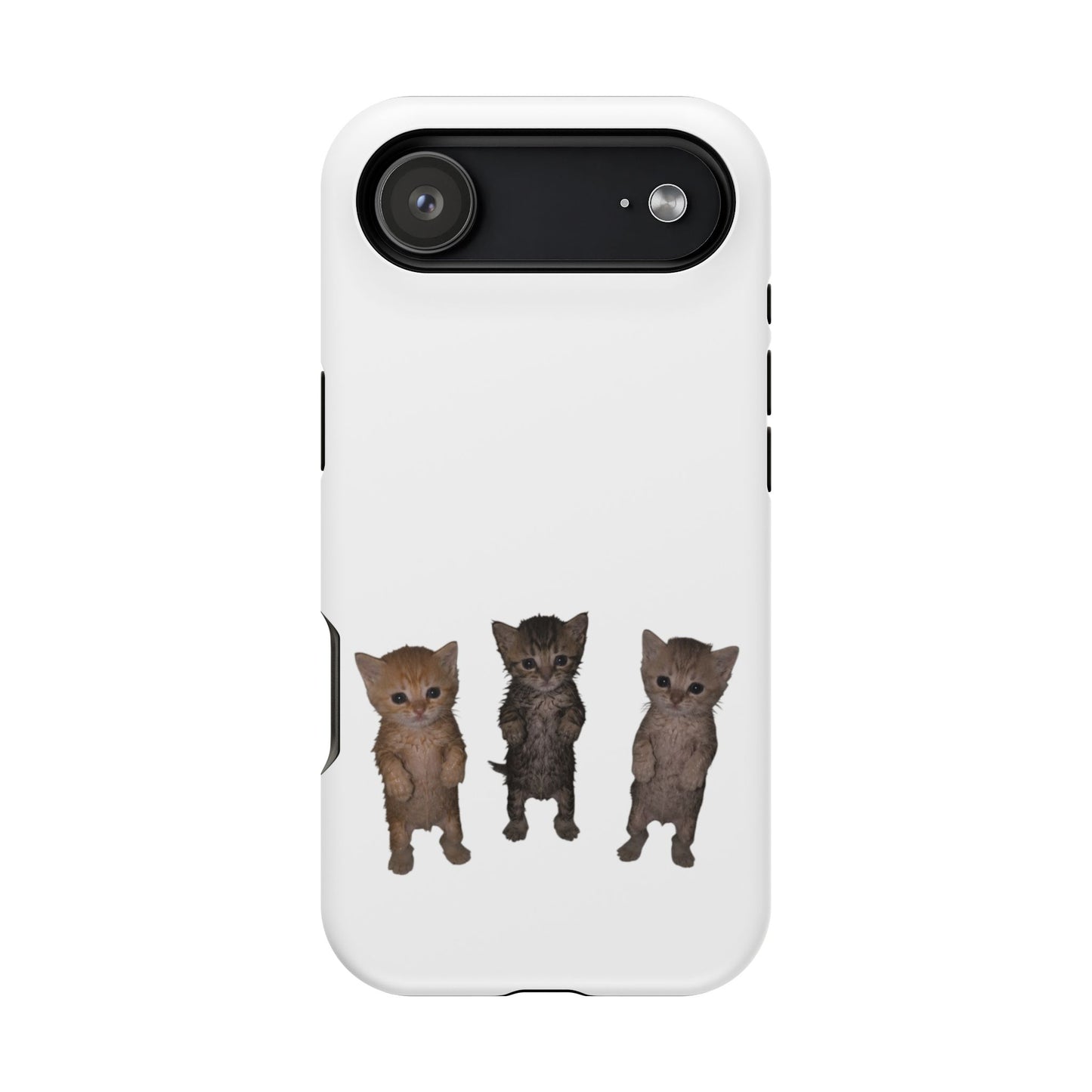 Cute Trio Kittens  Magnetic Impact-Resistant Phone Case