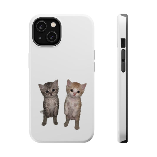 Duo Cute Kitten  Magnetic Impact-Resistant Phone Case