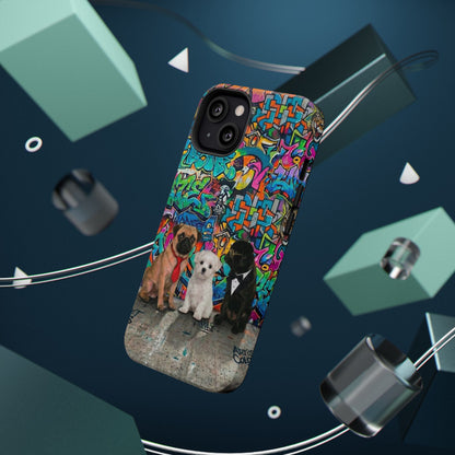 Puppy Squad Graffiti Phone Case — Impact-Resistant Protective Case