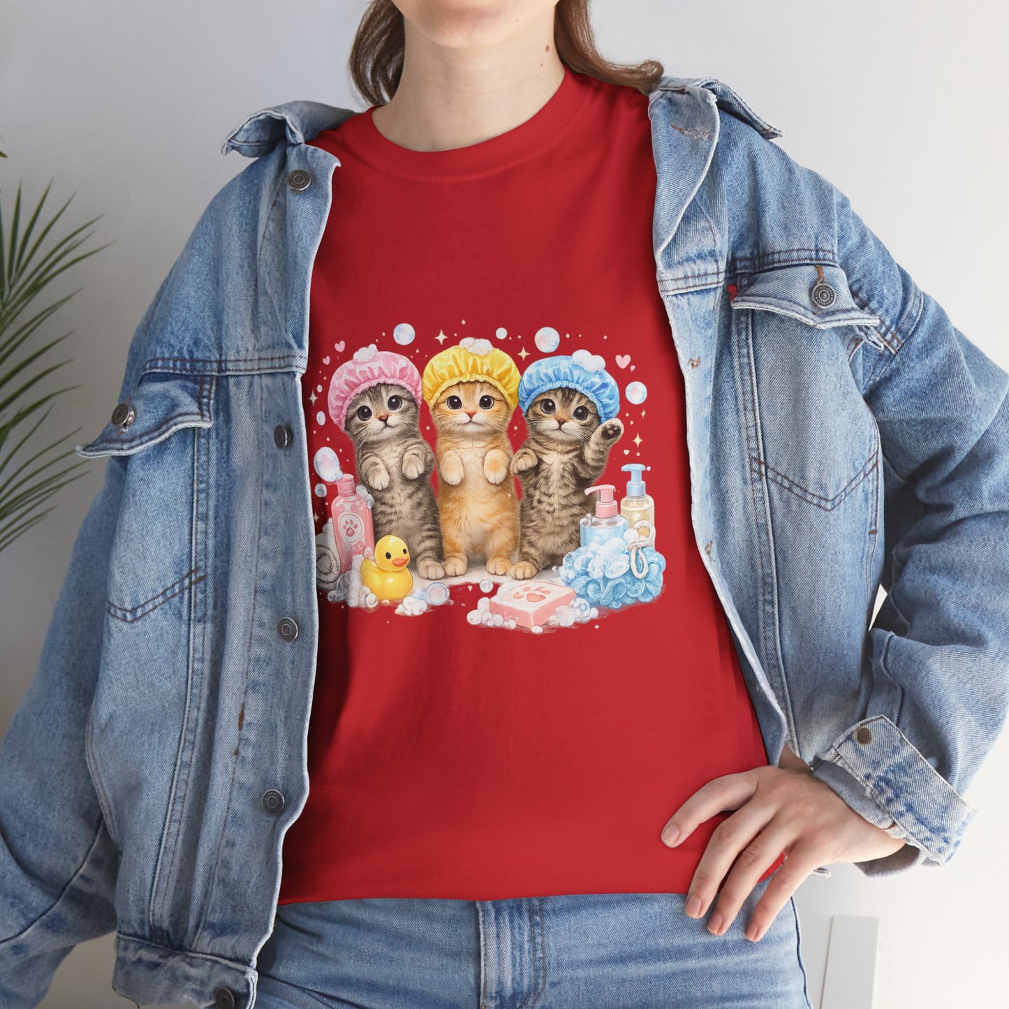 Cute Kittens Bath Time T-Shirt