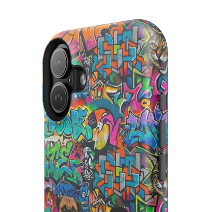 Puppy Squad Graffiti Phone Case — Impact-Resistant Protective Case