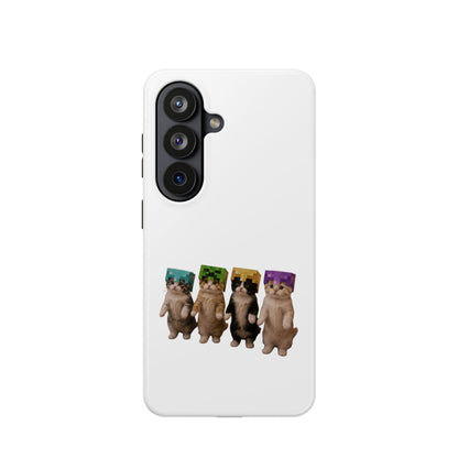 Dancing Kittens Minecraft Helmet Magnetic Impact-Resistant Phone Case