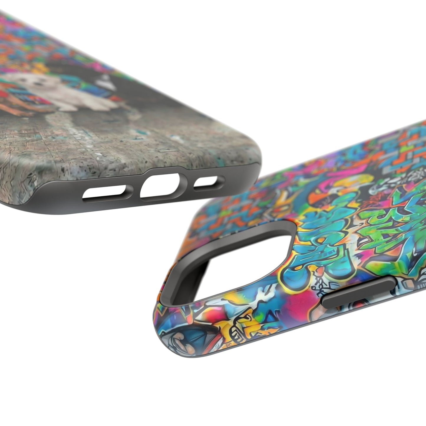 Puppy Squad Graffiti Phone Case — Impact-Resistant Protective Case