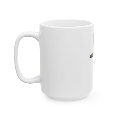 Cute Standing Kitten Ceramic Mug  (11oz & 15oz)