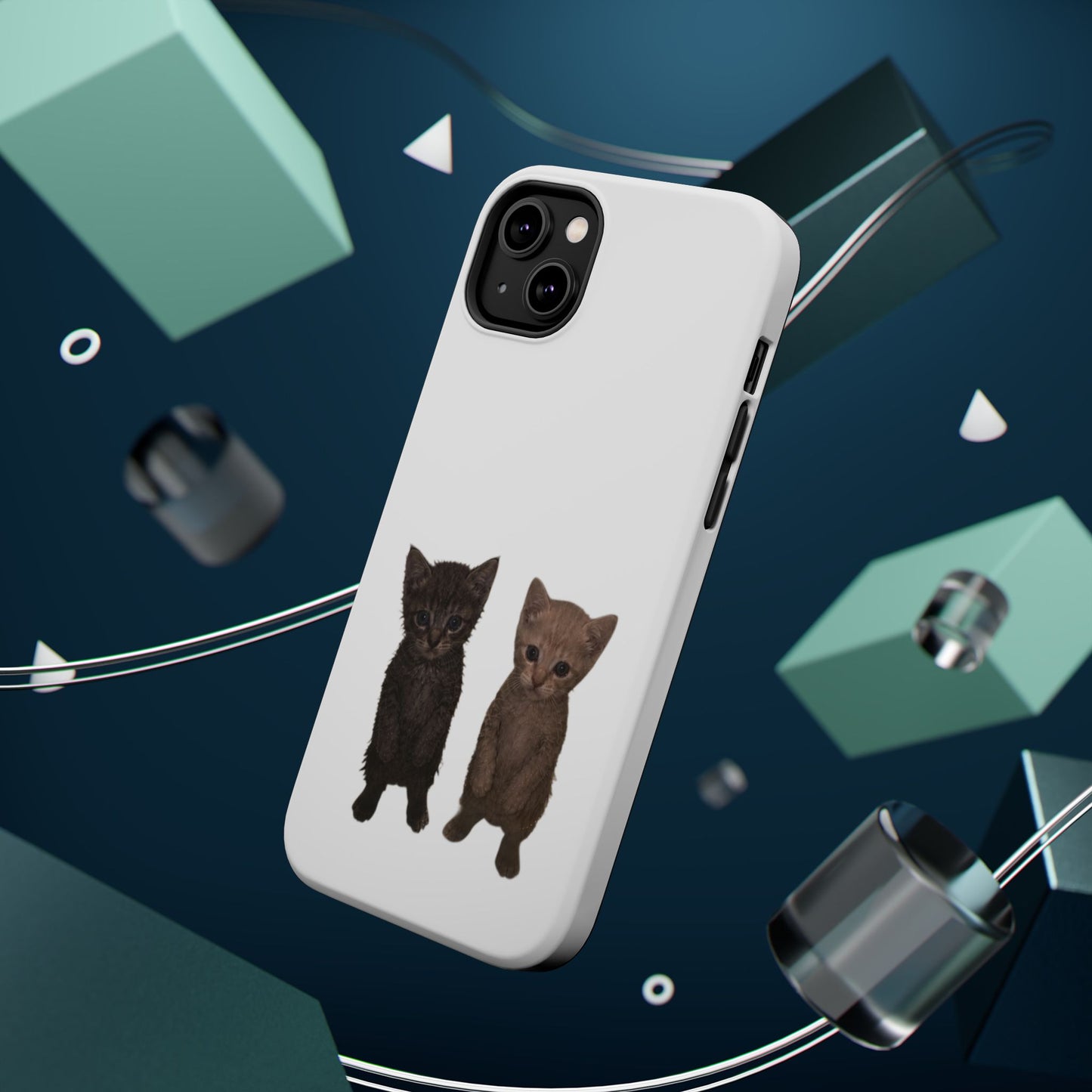 Cute Kittens Magnetic Impact-Resistant Phone Case
