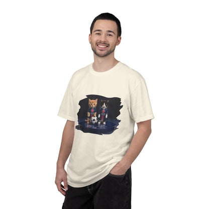Cat Soccer Players T‑Shirt — Cute Kitten Football Graphic Tee