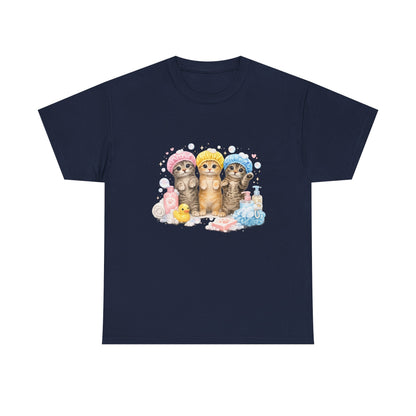Cute Kittens Bath Time T-Shirt