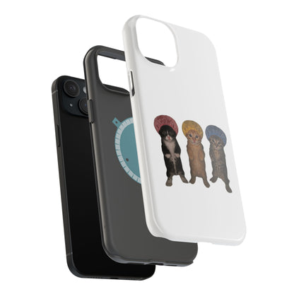 Cute Kittens in Bonnets  Magnetic Impact-Resistant Phone Case