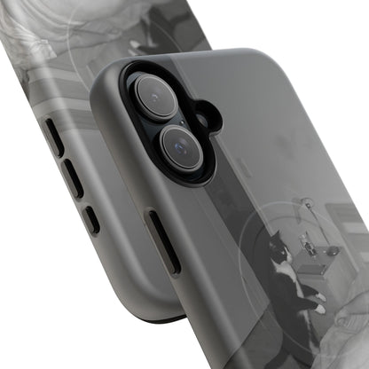Phone Case “Why Is It Always at 2 AM?” Cat Photo Tough Magnetic Case