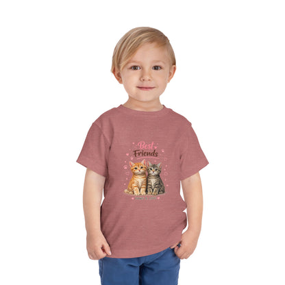 Best Friends Kitten Toddler Tee — Paws & Love Cute Cat Shirt