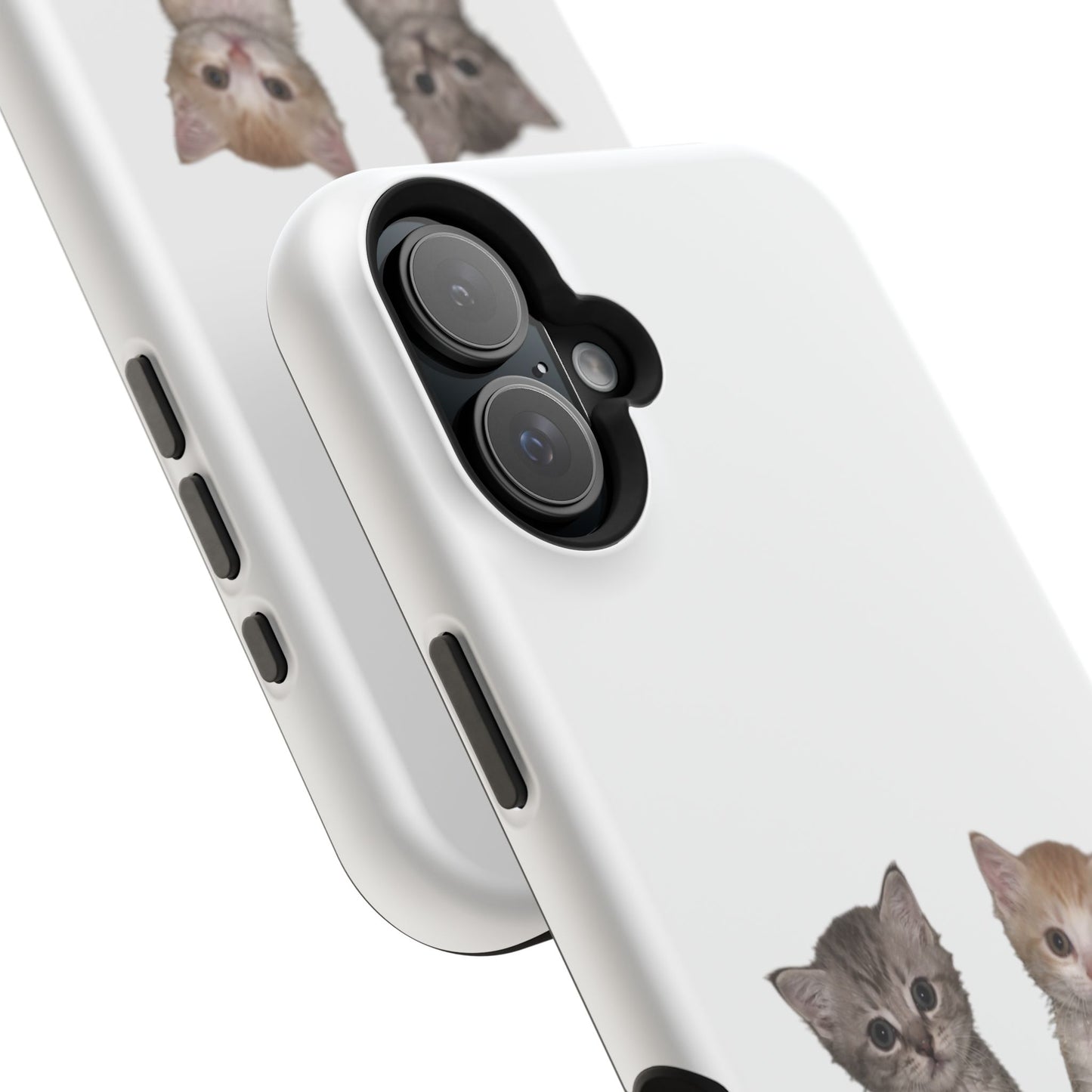 Duo Cute Kitten  Magnetic Impact-Resistant Phone Case