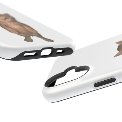 Cute Standing Kitten Magnetic Impact-Resistant Phone Case