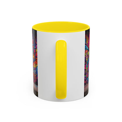 Street Kitties Graffiti Coffee Mug — Colorful Cat Art Accent Mug (11/15oz)