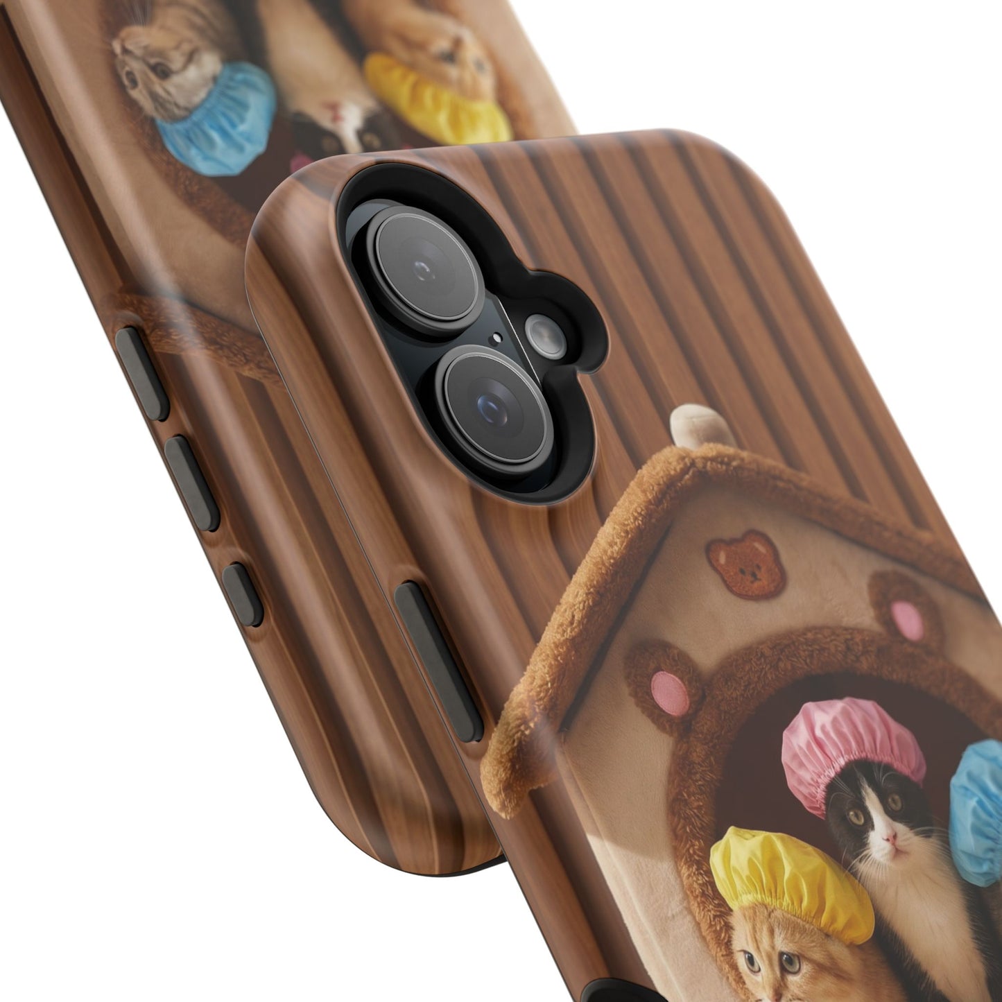 Cute Kittens in Cozy House Phone Case — Magnetic Impact-Resistant Case