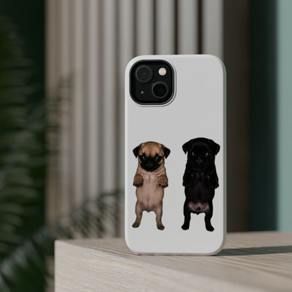 Pug Duo Magnetic Impact-Resistant Phone Case