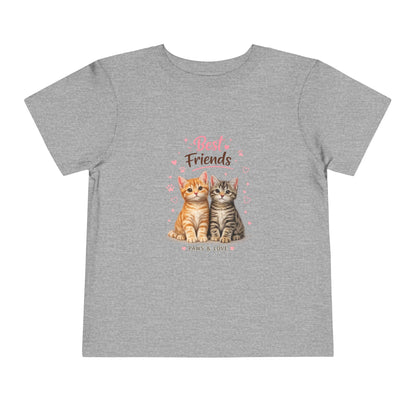 Best Friends Kitten Toddler Tee — Paws & Love Cute Cat Shirt