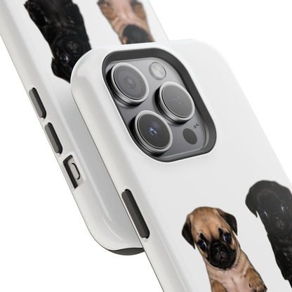 Pug Duo Magnetic Impact-Resistant Phone Case
