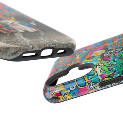 Puppy Squad Graffiti Phone Case — Impact-Resistant Protective Case