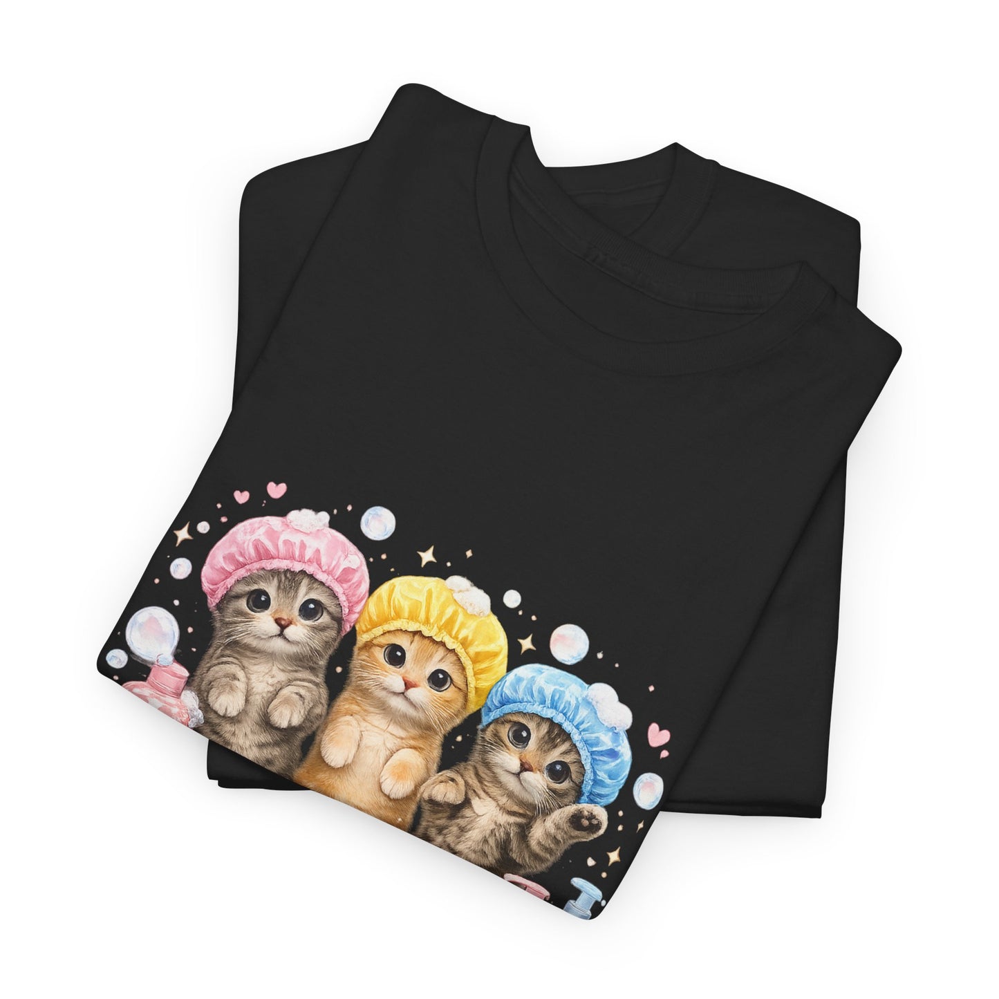 Cute Kittens Bath Time T-Shirt