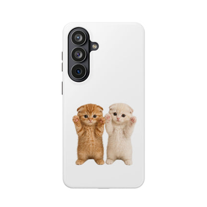 Cute Raising Paws Kittens Magnetic Impact-Resistant  Phone Case
