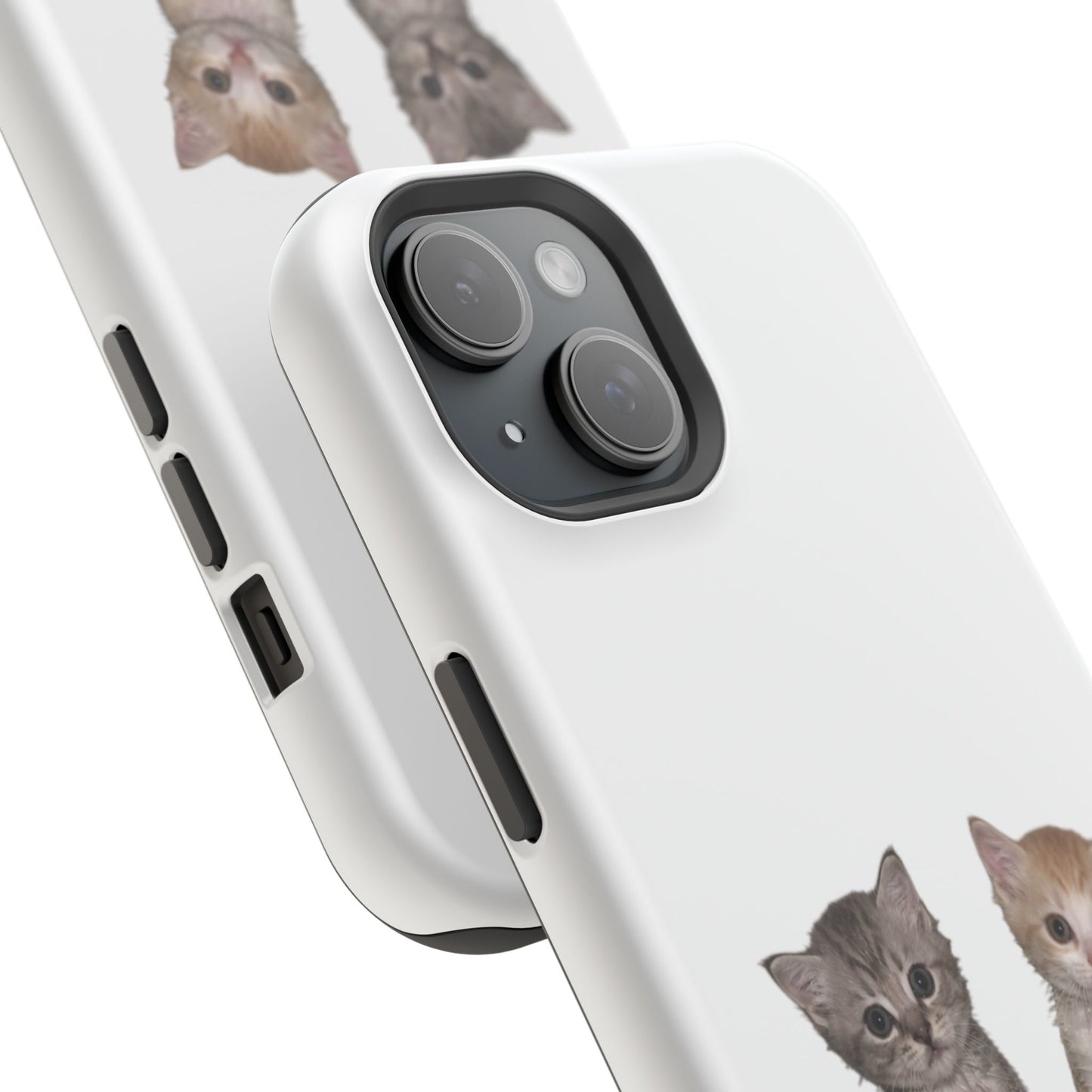 Duo Cute Kitten  Magnetic Impact-Resistant Phone Case