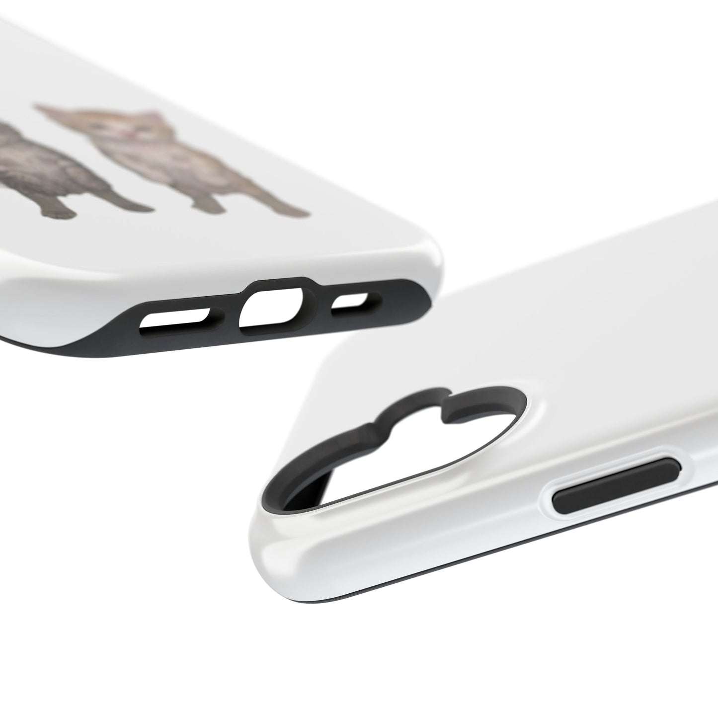 Duo Cute Kitten  Magnetic Impact-Resistant Phone Case