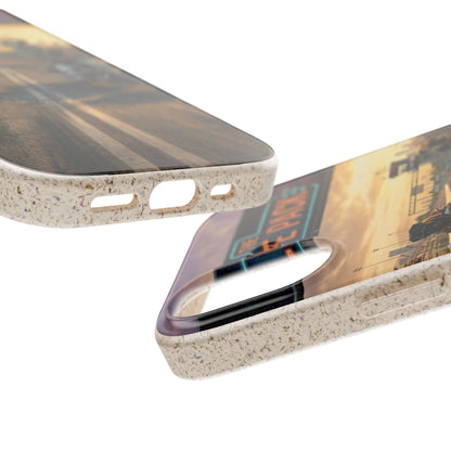 Motorcycle Road Trip Biodegradable Phone Case