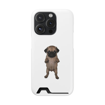 Pug Puppy Card-Holder Phone Case