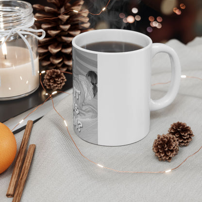 Why Is It Always At 2 AM? Cat Coffee Mug Funny Nighttime Pet Lover Gift